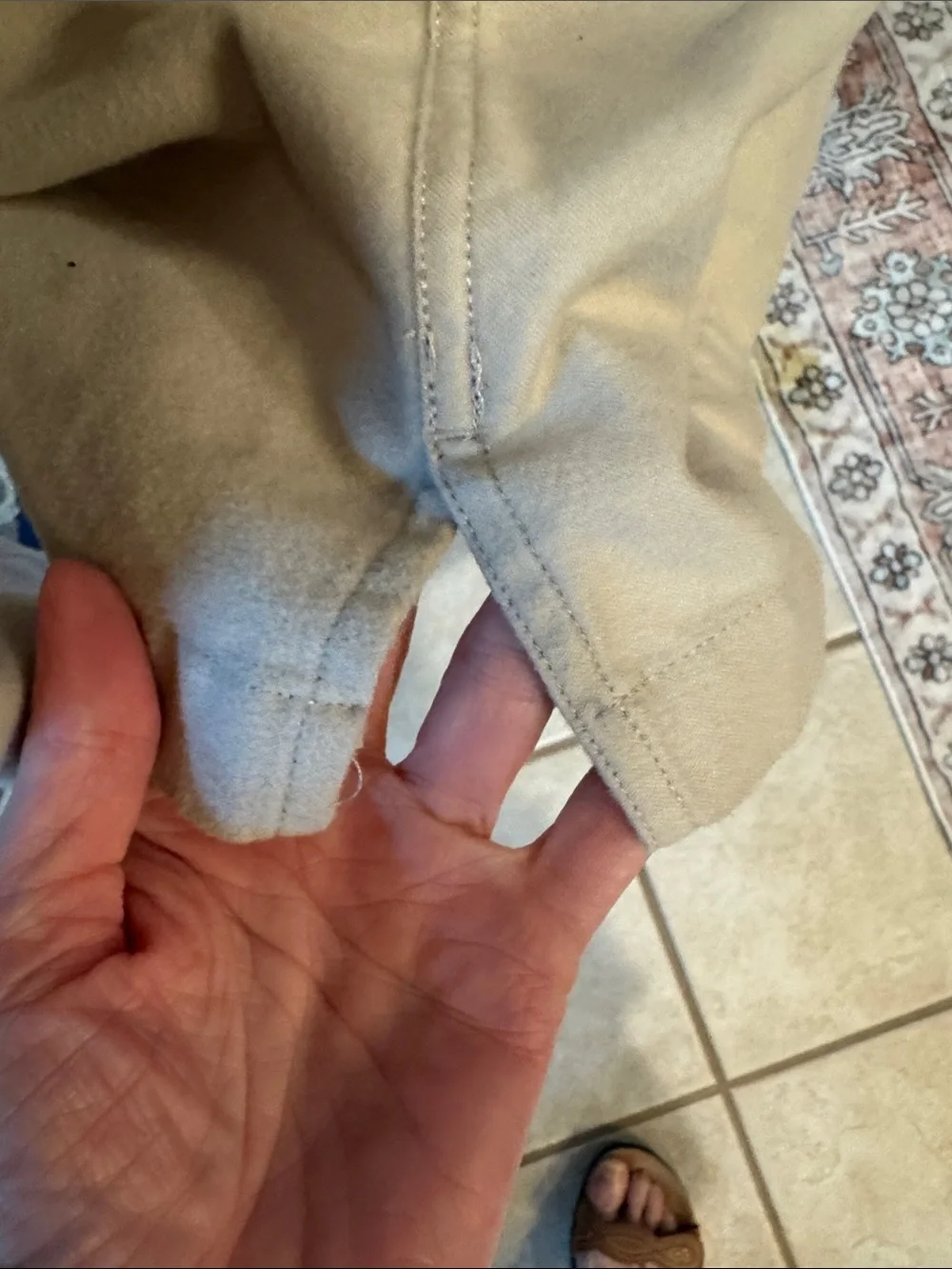 Cherokee Beige Button-Up Shirt Jacket